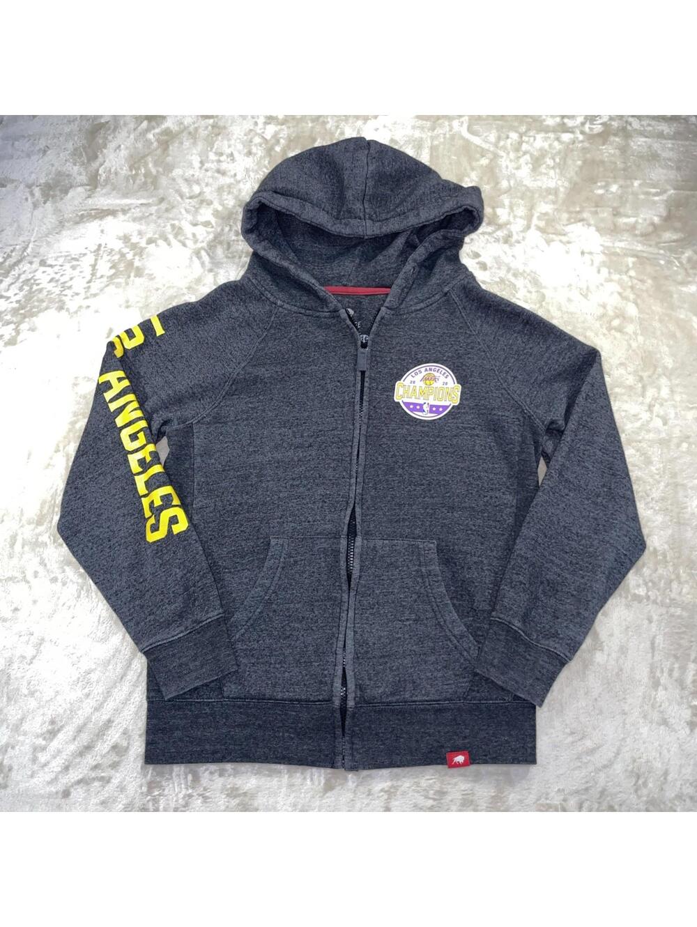 Los Angeles Lakers Sportiqe 2020 NBA Finals Champions Heywood Full-Zip Hoodie S